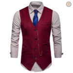 Gilet en laine pour homme, parfait pour un look western