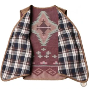 Veste western homme avec motif vache unique