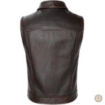 Gilet en cuir pour homme, idéal pour les tenues western