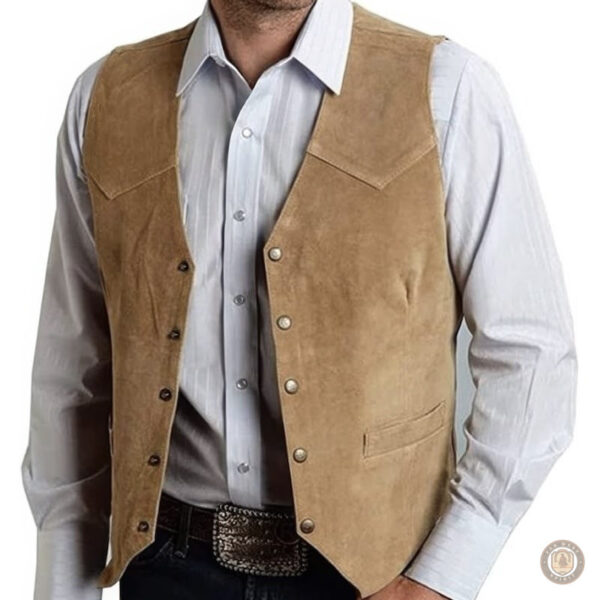 Veste western masculine, design authentique et élégant