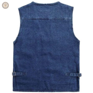 Gilet cowboy en jean, mode masculine intemporelle