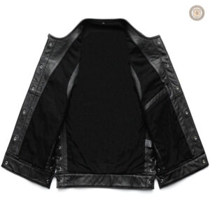Gilet noir classique style western
