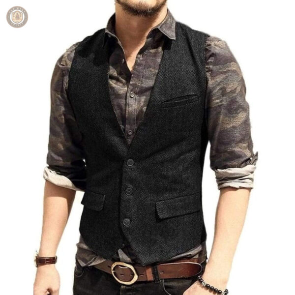 Veste western masculine avec design cowboy