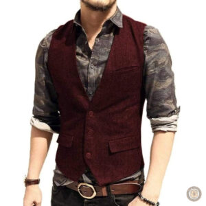 Gilet en suédine pour un look cowboy