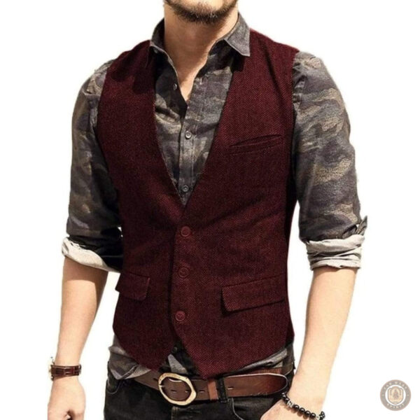 Gilet en suédine pour un look cowboy