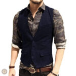 Gilet élégant pour hommes, style western