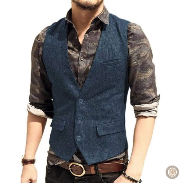 Gilet homme avec détails inspirés du Far West