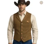 Gilet Western Sans Manches pour homme