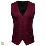 Gilet western homme en tissu léger