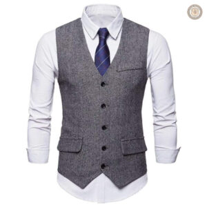 Vêtement western homme, gilet sans manches