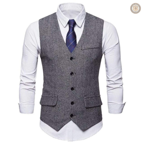 Vêtement western homme, gilet sans manches