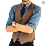 Vêtement western masculin avec design élégant et fonctionnel