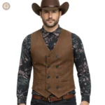 Gilet Western pour homme en style classique