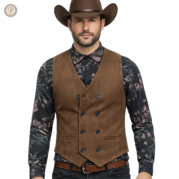Gilet Western pour homme en style classique