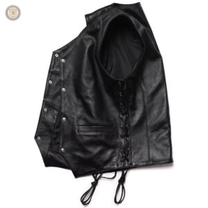 Gilet noir homme, idéal pour une tenue western