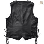 Accessoire de mode western, gilet noir pour homme