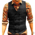 Vêtement western homme en cuir