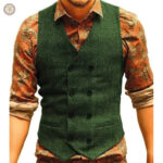 Gilet homme avec look rustique