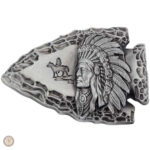 Boucle de ceinture cowboy avec gravure élégante
