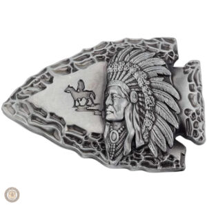 Boucle de ceinture cowboy avec gravure élégante