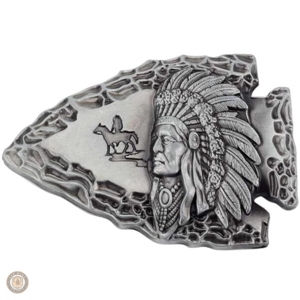 Boucle de ceinture cowboy avec gravure élégante