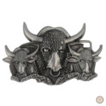 Boucle de ceinture western Troupeau en style traditionnel