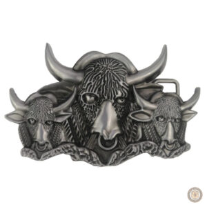 Boucle de ceinture western Troupeau en style traditionnel