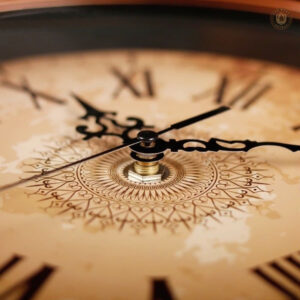 Accessoire décoratif western avec horloge au design unique