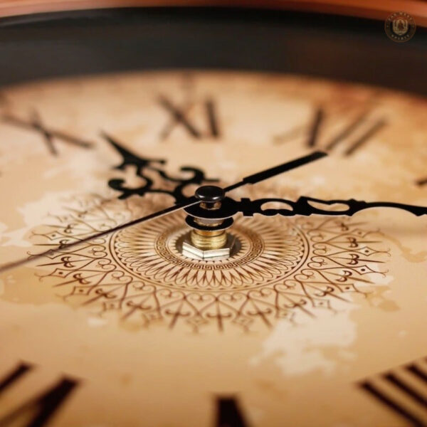 Accessoire décoratif western avec horloge au design unique
