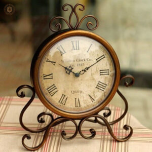 Horloge country au design rustique pour décoration western