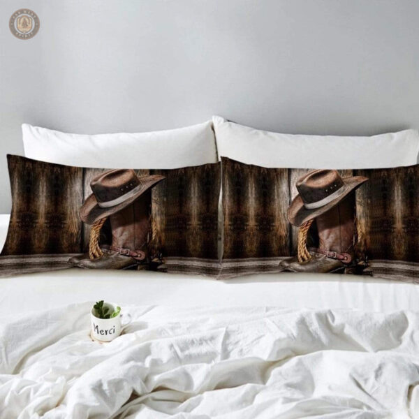 Housse d'oreiller décorative au style western