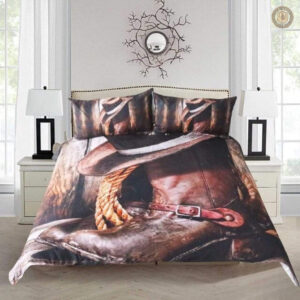 Housse de couette au design western élégant