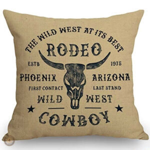 Housse de coussin vintage au style western