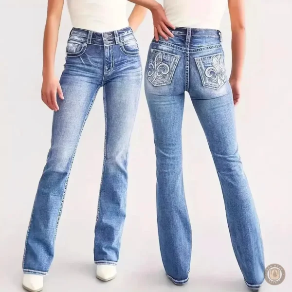 Pantalon cowboy, mode féminine inspirée du Far West