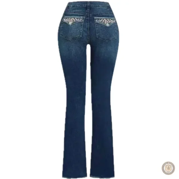 Jean Cowgirl pour femme, style western authentique