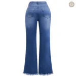 Pantalon denim femme inspiré du style country classique
