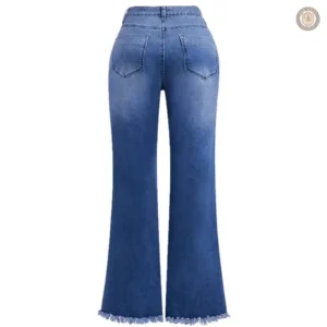 Pantalon denim femme inspiré du style country classique