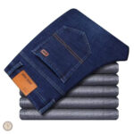 Pantalon western en denim pour homme