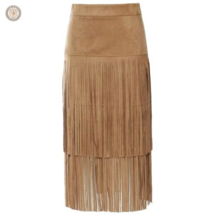 Jupe western frangée pour un style tendance et décontracté