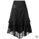 Jupe à volants style country, parfaite pour les tenues décontractées
