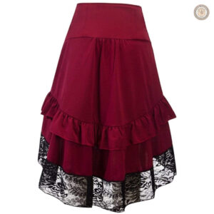 Jupe à volants, idéale pour un style western chic et féminin