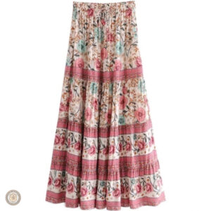 Jupe western à fleurs, style country pour une allure bohème
