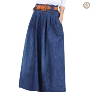 Jupe western en jeans, élégante et décontractée