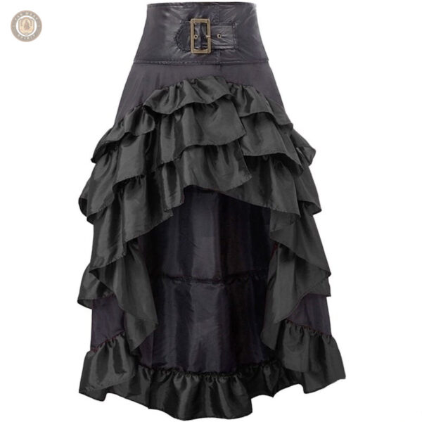 Jupe femme avec volants, inspiration country