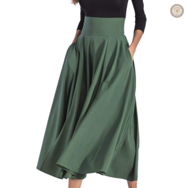 Jupe à taille haute inspirée western