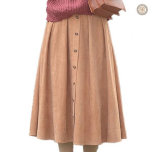 Jupe en daim au style western