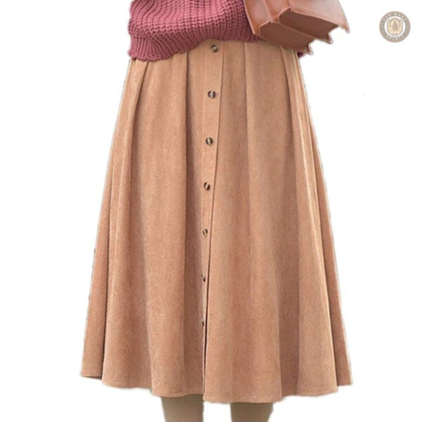 Jupe en daim au style western