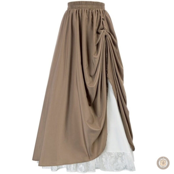 Jupe western femme élégante avec motifs traditionnels