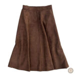 Jupe effet daim style western