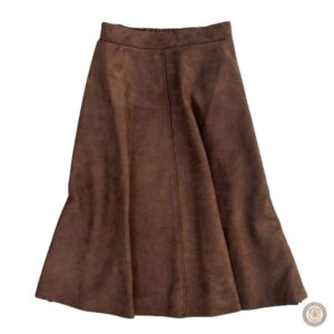 Jupe effet daim style western
